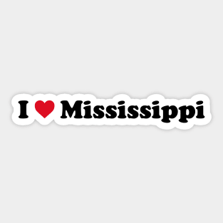 I Love Mississippi Sticker